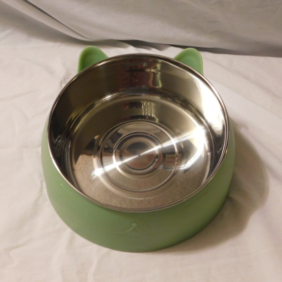 COPY - Kitty Kat Colorful Dishes Food /Water - Picture 1 of 11